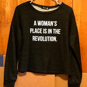 Black Long-sleeved Sweatshirt